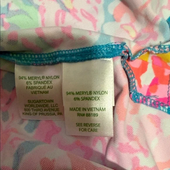 Lilly Pulitzer Pink and Blue Floral Top - Picture 6 of 8
